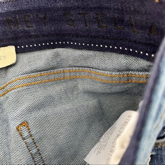 stella mccartney Swallow Embroidered Skinny Jeans Blue - Picture 12 of 15